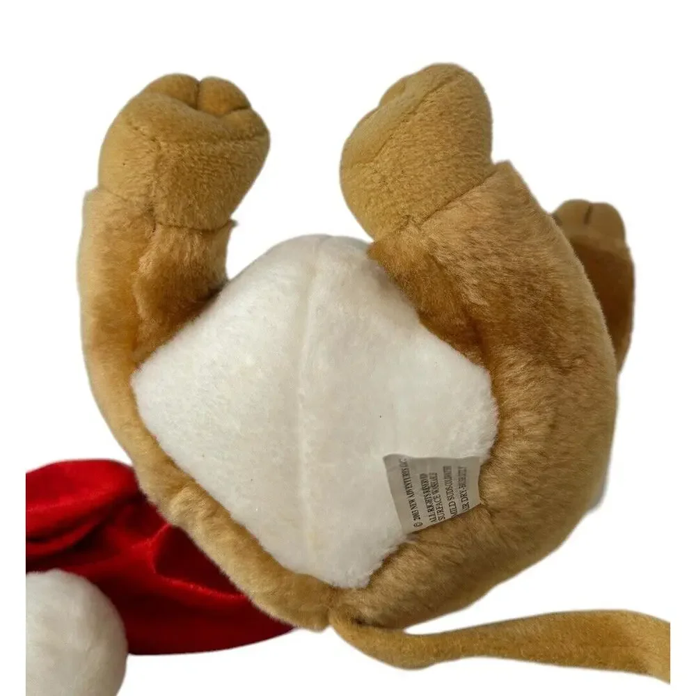 Vtg New Adventures Christmas Cat Plush Reads Twas The Night Before Christmas 10